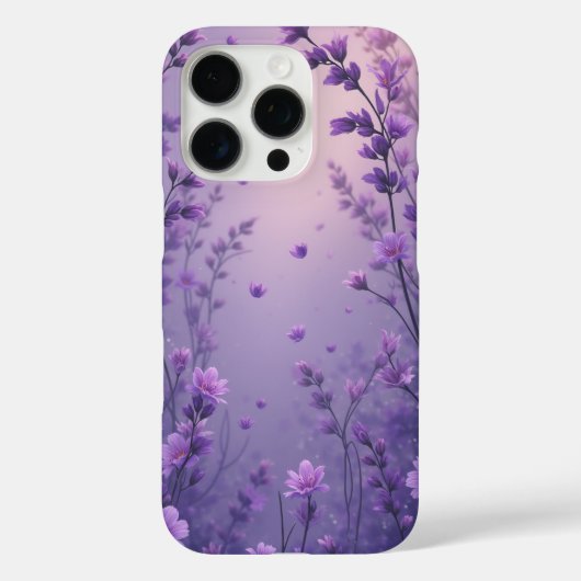 März Birth Blume_Violet iPhone case v0.1 (Rückseite)