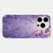 März Birth Blume_Violet iPhone case v0.1 (Rückseite (Horizontal))