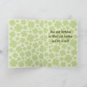 März Birthday Angel Karte (Innenseite)