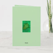 März Birthday Card Dankeskarte (Rückseite)