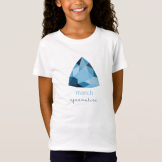März Birthstone Aquamarine T-Shirt