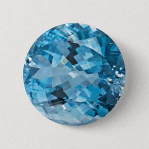 März Birthstone Button