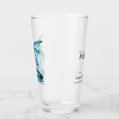 März Birthstone Drache: Aquamarine Glas (Links)