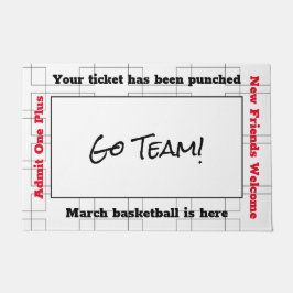 März-Bracket Basketball-Party Fußmatte