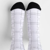 März-Bracket-Basketball-Turnier Glückspilz Socken (Oben)