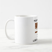 "März Brown - Forellenfliege "To Do List"-Tasse Kaffeetasse (Links)