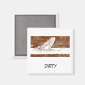 "März Brown May Fly" Dish Washer Status Magnet (Vorderseite/Rückseite)