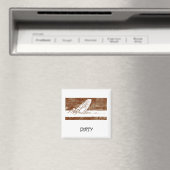 "März Brown May Fly" Dish Washer Status Magnet (In Situ (Geschirrspüler))