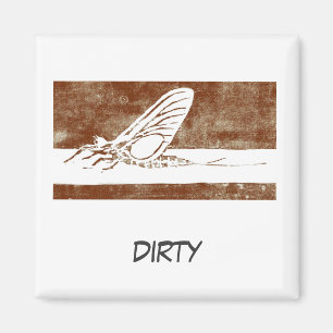 "März Brown May Fly" Dish Washer Status Magnet