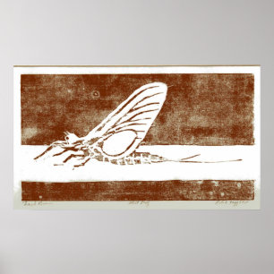 März Brown May Fly Poster