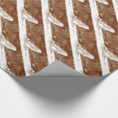 "März Brown Natural" Geschenkpapier (Ecke)