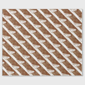 "März Brown Natural" Geschenkpapier (Flach)