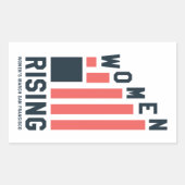 März der Frau SF - Frauen im Aufstieg Rechteckiger Aufkleber (Vorderseite)