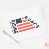 März der Frau SF - Frauen im Aufstieg Rechteckiger Aufkleber (Umschlag)