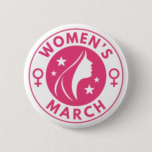 März der Frauen Button (Vorderseite)