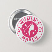 März der Frauen Button (Vorne & Hinten)
