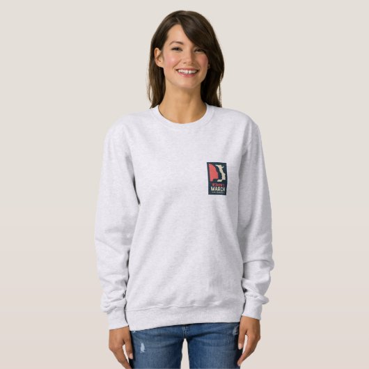 März der Frauen SF - Gemeinsam wachsen wir Sweatshirt (Vorne ganz)