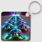 März der Neontürme Schlüsselanhänger (Rückseite)