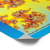 März der psychedelischen Elefanten Poster (Ecke)