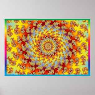 März der psychedelischen Elefanten Poster