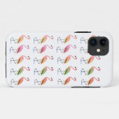 März der tropischen Flamingos Case-Mate iPhone Hülle (Rückseite (Horizontal))
