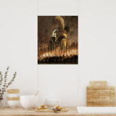 März des griechischen Phalanx Poster (Küche)