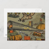 März des Intellekts Postkarte (Vorne/Hinten)