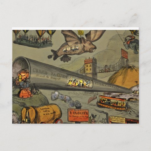 März des Intellekts Postkarte (Vorderseite)