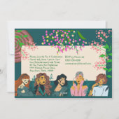 März des Internationalen Frauentags 8. Einladung (Rückseite)