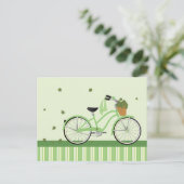 März Fahrrad Postkarte (Stehend Vorderseite)