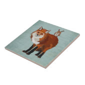 MÄRZ-FUCHS & BLUMENGEWEIH-EULE-Kachel Fliese (Seite)