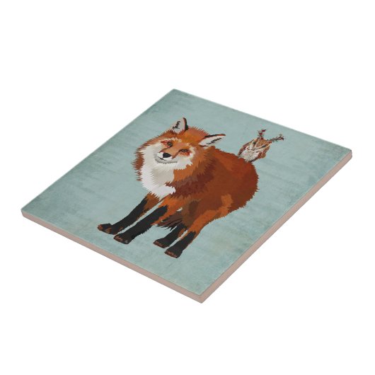 MÄRZ-FUCHS u. BLUMENgeweih-EULE Fliese (Seite)