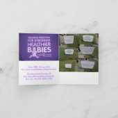 März für Babys 2012 danken Ihnen zu kardieren Dankeskarte (Innenseite)