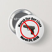 März für unseren Leben-am 24. März 2018 Button (Vorne & Hinten)