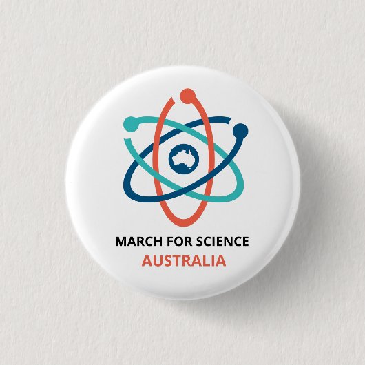 März für Wissenschaft - Australien - Button (Vorderseite)