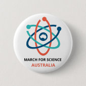 März für Wissenschaft - Australien - Button (Vorderseite)