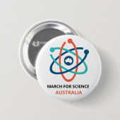 März für Wissenschaft - Australien - Button (Vorne & Hinten)