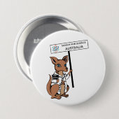 März für Wissenschaft Australien - Känguru - Button (Vorne & Hinten)