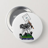 März für Wissenschaft Australien - Koala Button (Vorne & Hinten)