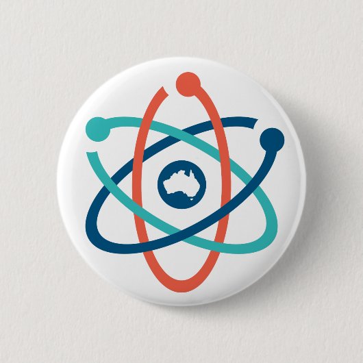 März für Wissenschaft - Australien (nur Logo) Button (Vorderseite)