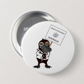 März für Wissenschaft Australien - Platypus - Button (Vorne & Hinten)