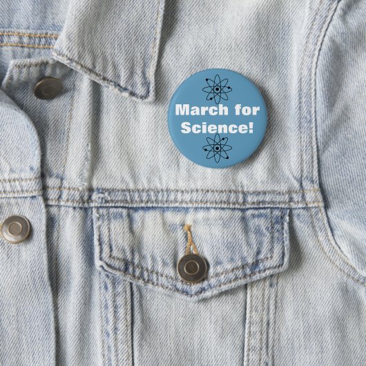 März für Wissenschaft!Button Button (Beispiel)