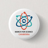 März für Wissenschaft - Canberra - Button (Vorderseite)