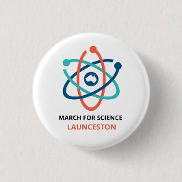 März für Wissenschaft - Launceston - Button