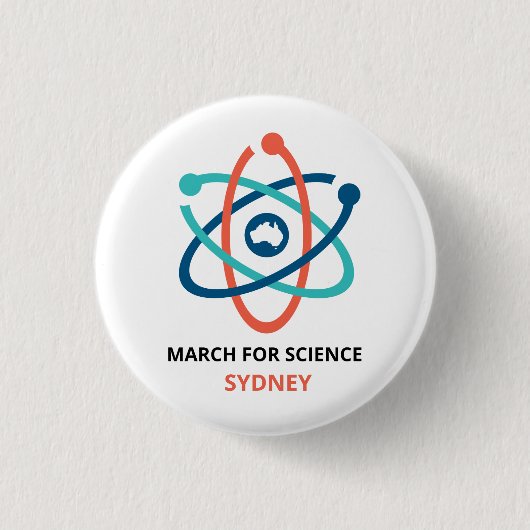 März für Wissenschaft - Sydney - Button (Vorderseite)