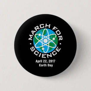 März für Wissenschaft und Erde Tag 2017 Button