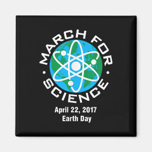 März für Wissenschaft und Erde Tag 2017 Magnet