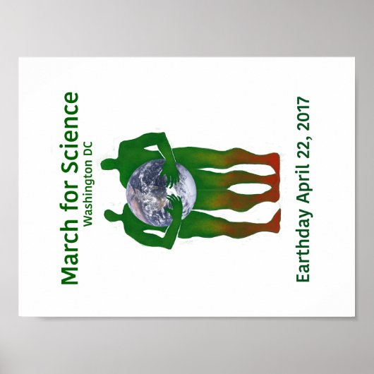 März für Wissenschaftsposter Poster (Vorne)
