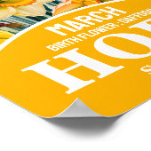 März Geburtsmonat Blume Christliche Mauer Kunst Poster (Ecke)