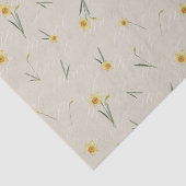 März Geburtsmonat Blume Gelbe affodin Seidenpapier (Detail)